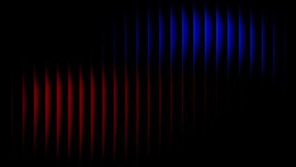 Elegant Green Ribbed Glass Texture 3D Fluted Waves with Glossy Gradient for a Premium Corrugated Metal Background