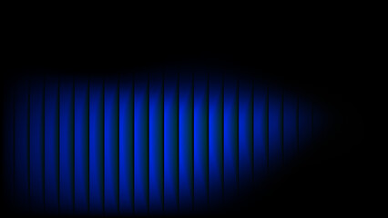 Elegant Green Ribbed Glass Texture 3D Fluted Waves with Glossy Gradient for a Premium Corrugated Metal Background