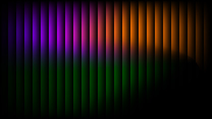 Luminous Blue Cybernetic Wave Holographic Gradient with Glowing Vertical Lines, Futuristic Digital Energy Texture