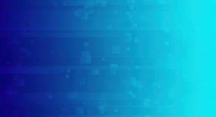 Obraz premium Abstract blue gradient background with subtle pixelated texture and horizontal lines