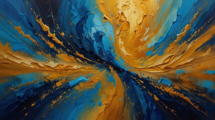 abstract blue background with waves