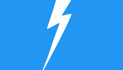 Lightning fight blue background comic design © Sukemi