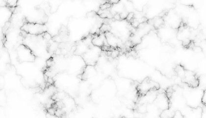 White Marble Texture Background with Natural Gray Veins