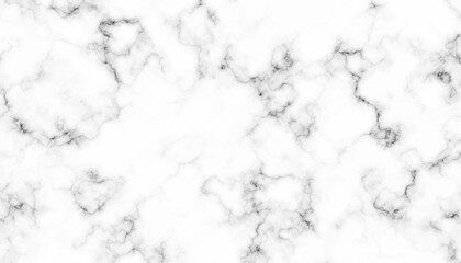 White Marble Texture Background with Soft Veins