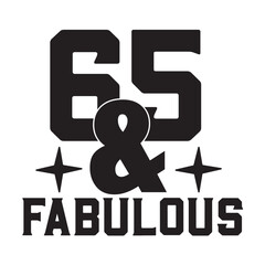 65 & fabulous