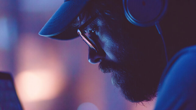 Remote work environment digital collaboration modern home office laptop and tablet teamwork productivity concept virtual workspace futuristic work culture illustration