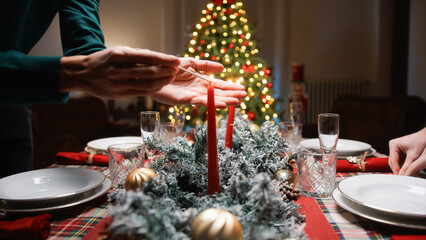 Setting the table for the family holidays