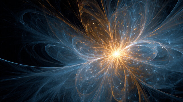 Dynamic energy vortex spiraling toward a bright center, symbolizing power, motion, transformation, focus, and the concentrated force of energy in an abstract visual.
 - Powered by Adobe