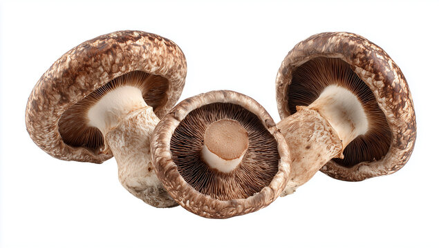 Fresh shiitake mushrooms ready for cooking or garnishing dishes