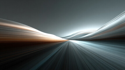 Faint radial light spreading over neutral tones soft ambient glow subtle background minimalistic elegant backdrop for design and presentation warm soft illumination calming neutral palette