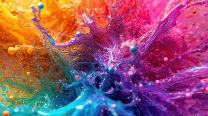 Chromatic Chaos — Abstract Color Explosion