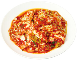 Fresh and Spicy Korean Cabbage Kimchi Salad