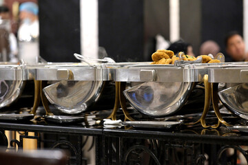 Delicious buffet catering setup for modern event