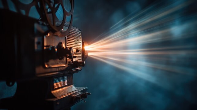 Film projector projection