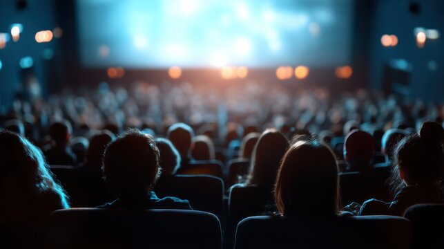 Movie theater audience