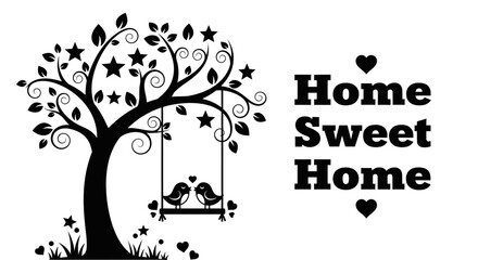 Create a warm homey feeling with this sweet family love design