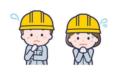工事作業員／2人組／男女 05