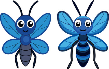  blue butterfly illustration, insect flying artwork, colorful butterfly vector, wildlife insect design, nature moth drawing, pollinator animal art, tropical butterfly design, delicate insect illustrat