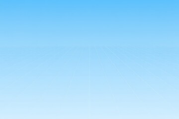 A receding grid pattern on a light blue gradient background creating a sense of perspective and digital space