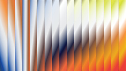 Abstract colorful vertical stripes with gradient modern background