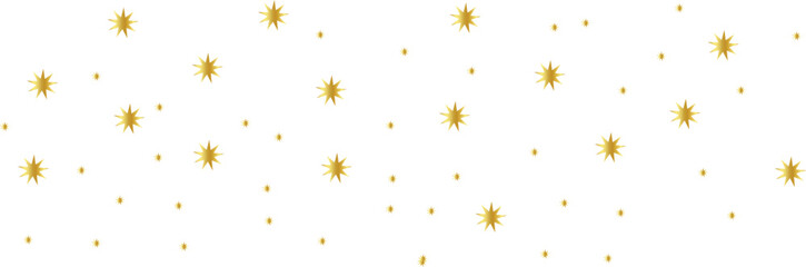 Golden and silver glitter dots pattern on a clean white background