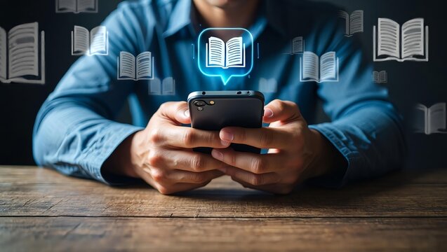 business social network connection people on blue dark background. global internet technology and data customer. vector illustration digital fantastic design. online business concept. Ai