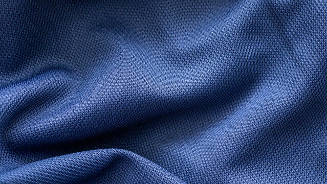 Blue sports clothing fabric football shirt jersey texture