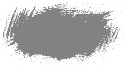 Gray grunge brush stroke vector element distressed texture overlay background