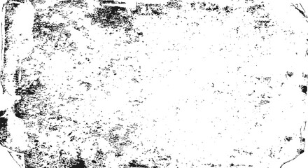 Vector Grunge Distress Texture Overlay Abstract Black and White Background