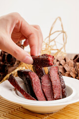 Fragrant and delicious Inner Mongolian beef jerky