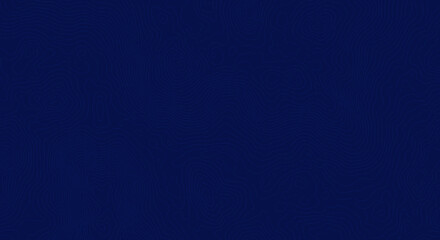 Deep Blue Topographic Contour Map Lines Seamless Vector Background Abstract Dark Navy Blue Pattern Texture