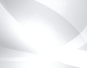 Modern abstract design with white and gray curved shapes