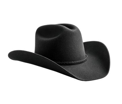 Dark gray cowboy hat - Powered by Adobe