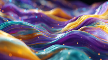 Abstract representation of motion and flow dynamic energy streams swirling and intertwining conveying movement speed fluidity and the continuous rhythm of natural and digital forces