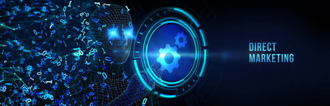 Marketing Strategy. Planning Strategy Concept. Business, technology, internet and networking concept. Direct marketing. 3d illustration