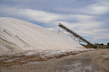 Salt refinery operations at Thevenard on the Eyre Peninsula in South Australia