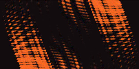 black and orange brush wrap car sticker pattern abstract banner sporty lines red and white color combination grunge brush pattern racing motorsport design, Vector Illustration.