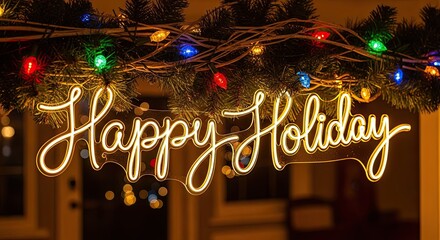 Bright Lights Wish You Happy Holidays This Season