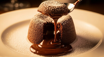 Molten Lava Cake Chocolate Avalanche