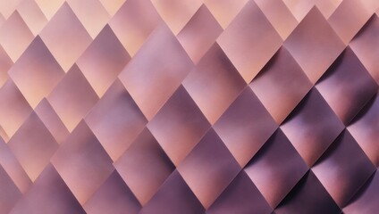 Obraz premium Abstract geometric pattern with gradient purple and pink squares.