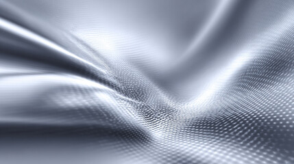 Silver-blue tech background with flowing wave motion, metallic reflections, and dynamic light gradients suggesting innovation, energy, and futuristic design.
