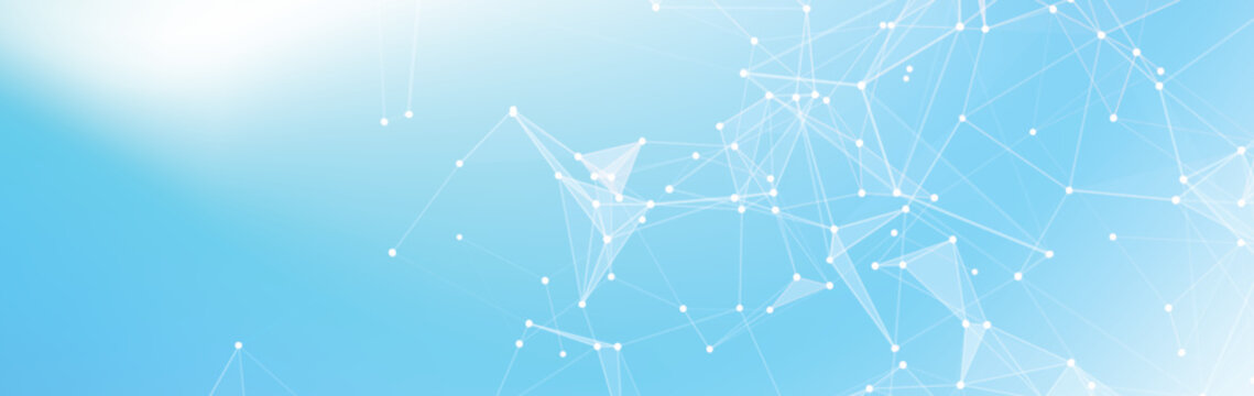 Technology and big data analysis abstract background with plexus lines