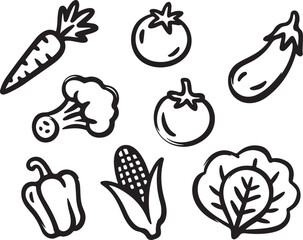 Vegetable Icon Set