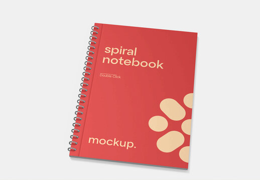 Spiral Notebook Mockup Design