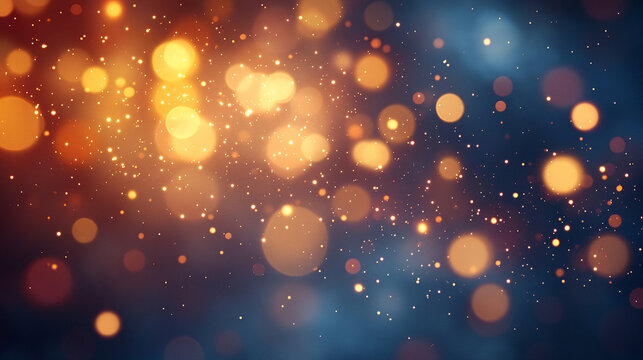 Soft glowing particles drift over a smooth gradient background creating a dreamy ethereal effect symbolizing imagination serenity and abstract beauty in digital visual art - Powered by Adobe