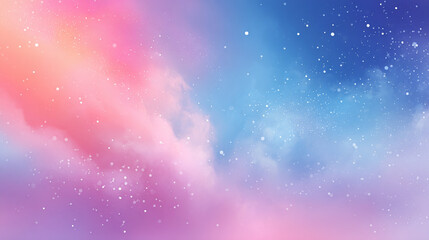 Fototapeta premium Soft glowing particles drift over a smooth gradient background creating a dreamy ethereal effect symbolizing imagination serenity and abstract beauty in digital visual art