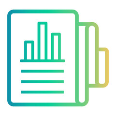 global Line Gradient Icon