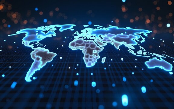 metaverse technology virtual world template set. High quality