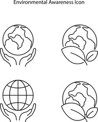 Environmental Awareness Icon Element For Design