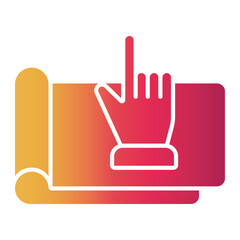 magazine Gradient icon